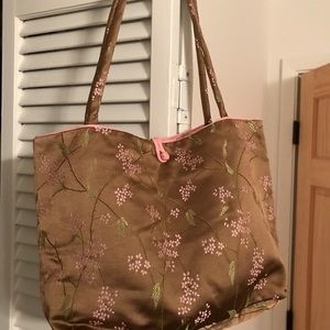 Linen Lined Silk Bag